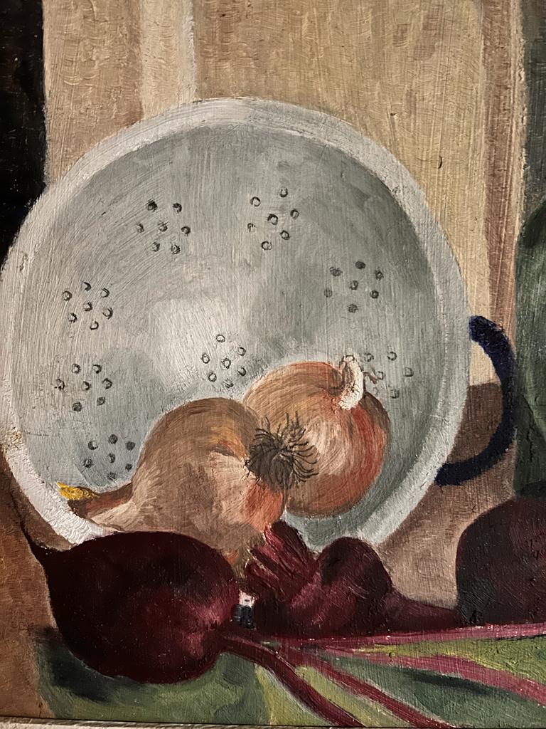 037 Green bottle still life