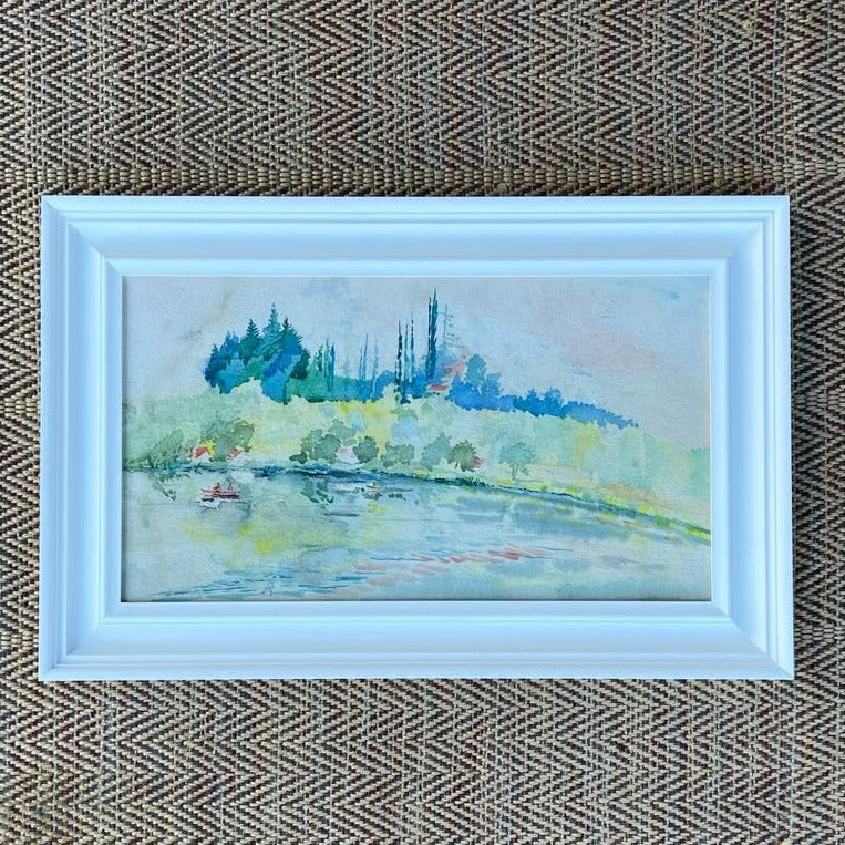 105 Watercolour River Scene
