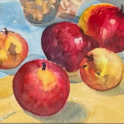 039 Apples watercolour