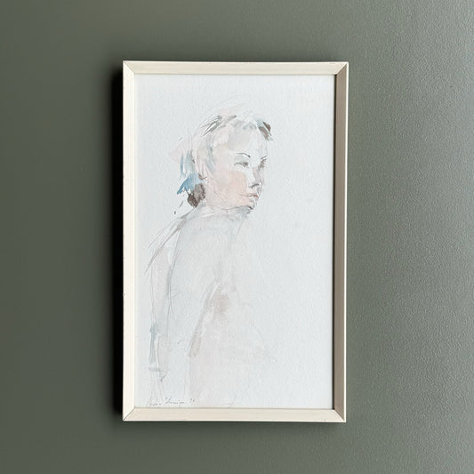 125 Pastel sketch of a woman